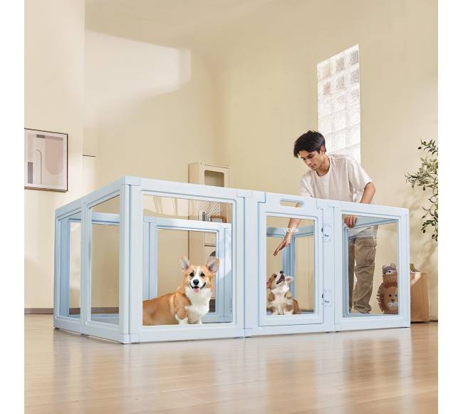 Šuniukų aptvaras su langu dideliems šunims7