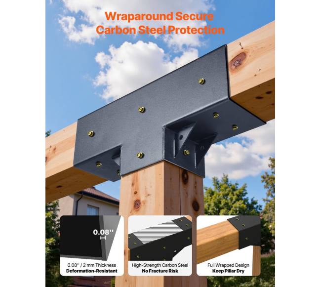 Pergolos laikiklių rinkinys 4 dalių3