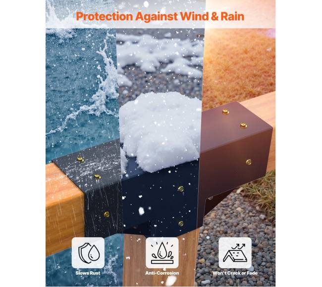 Pergolos laikiklių rinkinys 4 dalių4