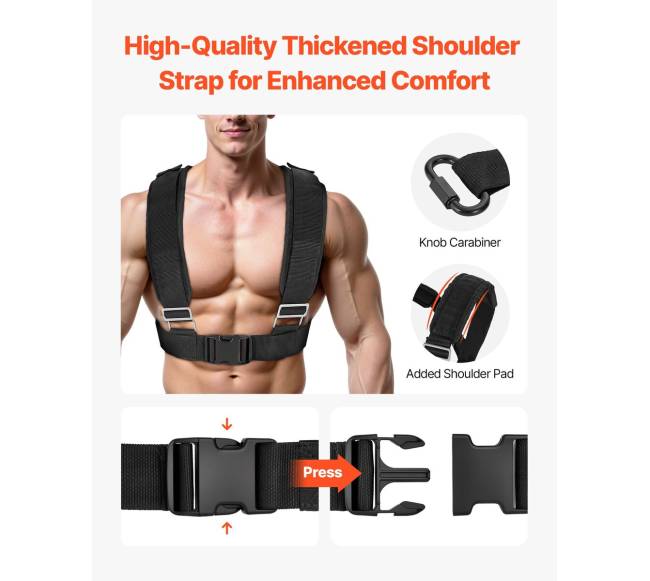 Traukimo stumiamo treniruočių rogės oranžinės4