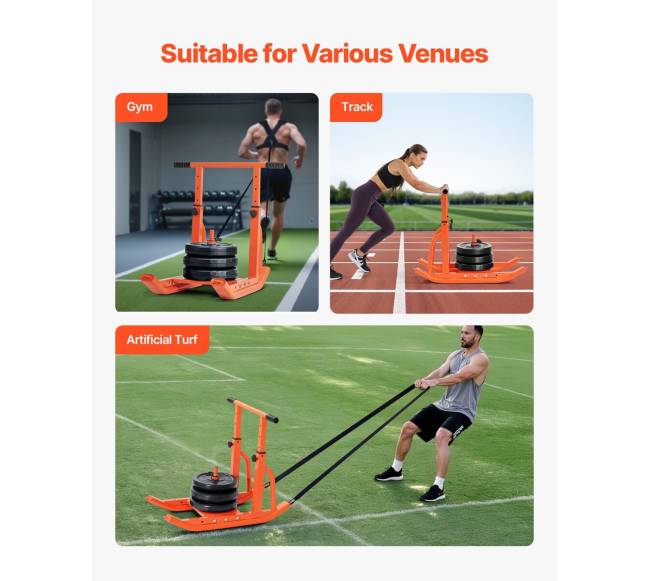 Traukimo stumiamo treniruočių rogės oranžinės5