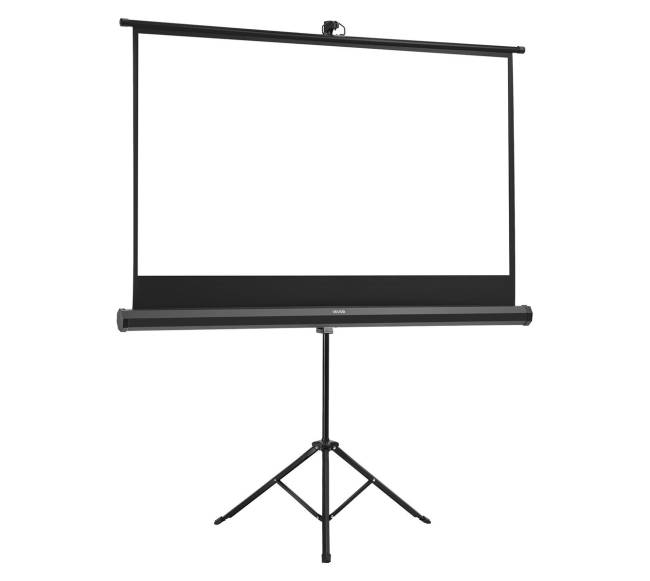Trikojis projektorius ekranas su stovu 60 colių9