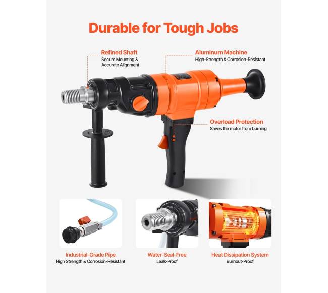 Deimantinė gręžimo mašina betonui 1500 W6