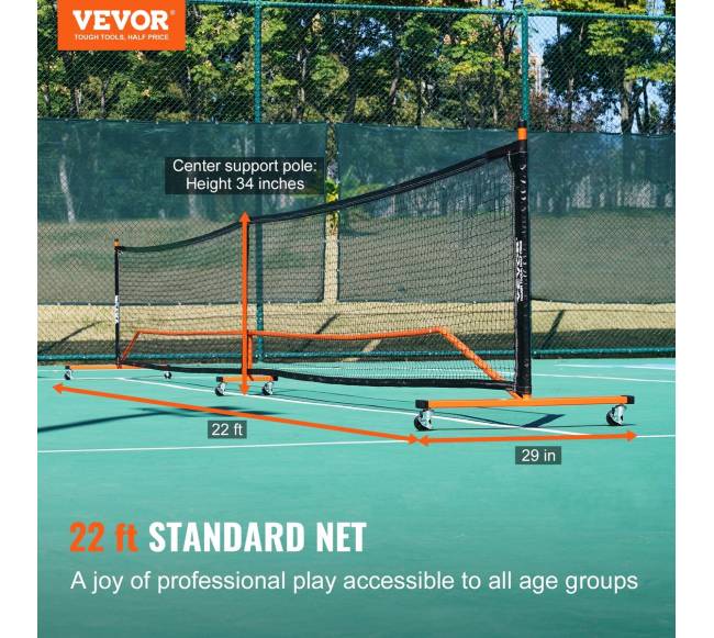 Reguliuojamas 6,7 m teniso tinklas1