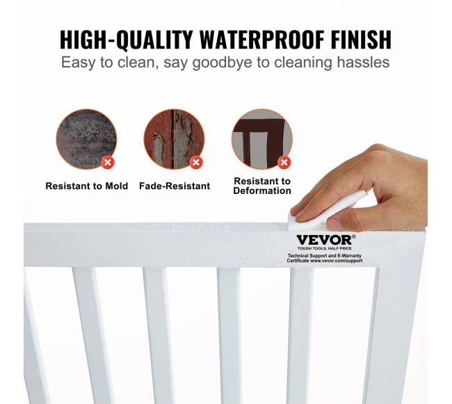 Laisvai stovintis šunų vartai, lankstomas5