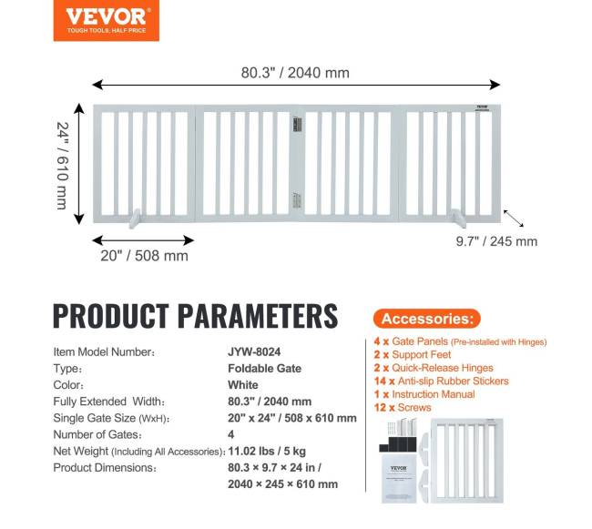 Laisvai stovintis šunų vartai, lankstomas6