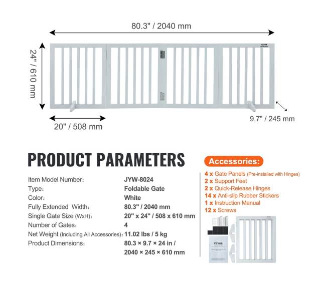 Laisvai stovintis šunų vartai, lankstomas10