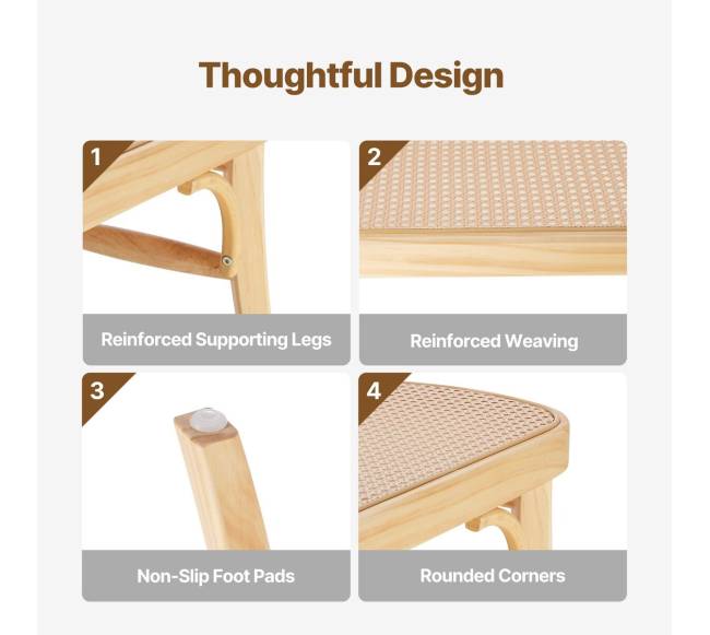 Rataninė medinė suoliukas prieškambariui ir svetainei4