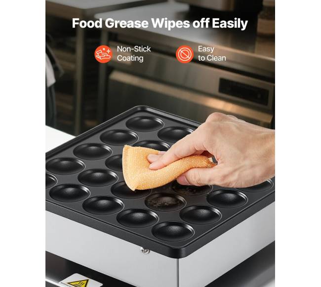 komercinis elektrinis mini blynų kepimo aparatas 25 vnt.3