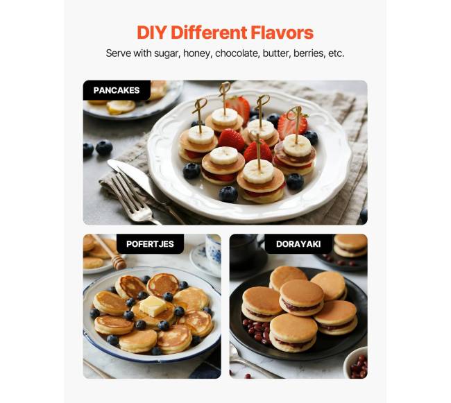 komercinis elektrinis mini blynų kepimo aparatas 25 vnt.4