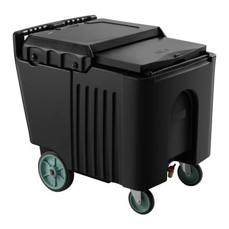 Komercinis ledo konteineris su 61.6 L talpa ir ratukais0