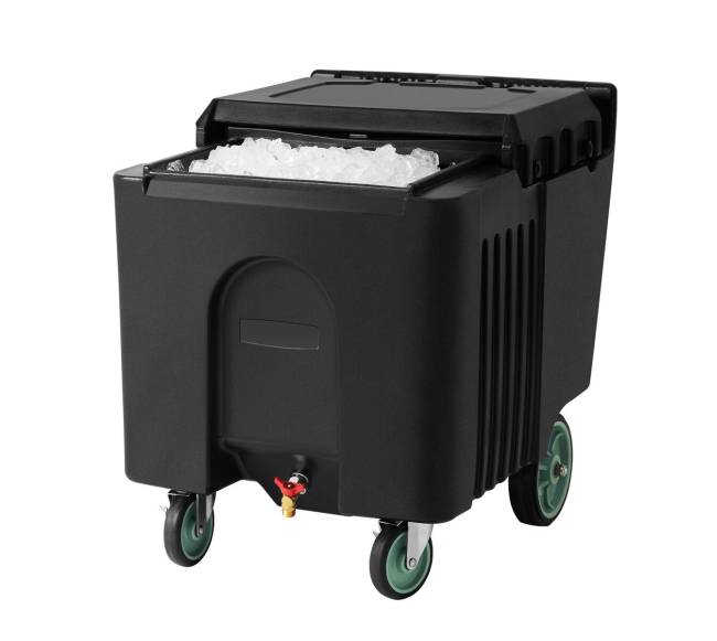 Komercinis ledo konteineris su 61.6 L talpa ir ratukais9