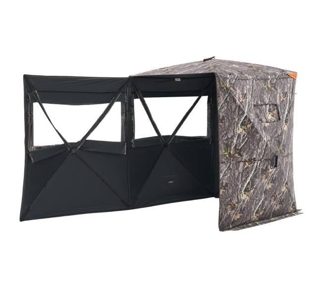 dviejų trijų asmenų medžioklės palapinė0