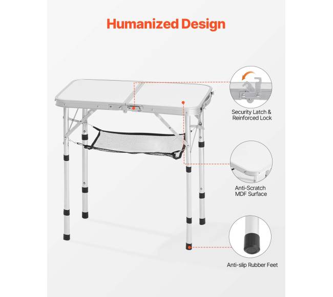 60 cm sulankstomas stalas piknikams ir stovyklavimui5
