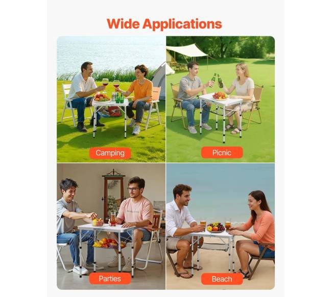 60 cm sulankstomas stalas piknikams ir stovyklavimui6