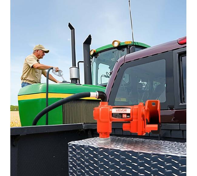 Kuro perdavimo pompa 12V su žarna ir antgaliu7