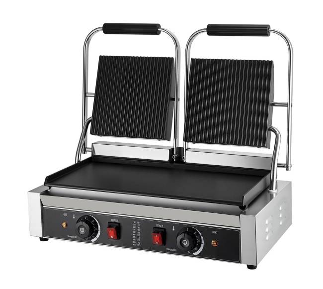 Komercinė panini grilio presas 48x23 cm0