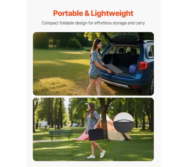 60 cm sulankstomas camping stalas aliuminis4