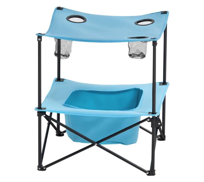 Sulankstomas nešiojamas lauko stalas su laikikliais10