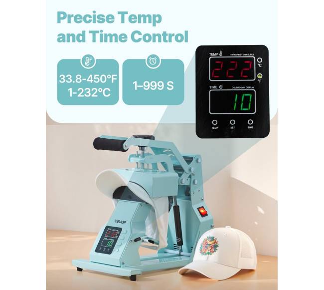 Kepurių šilumos presavimo įrenginys su 4 plokštelėmis1