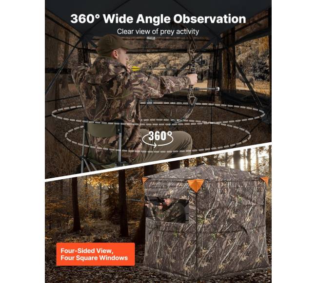 nešiojama medžioklės slėptuvė 2-3 žmonėms1