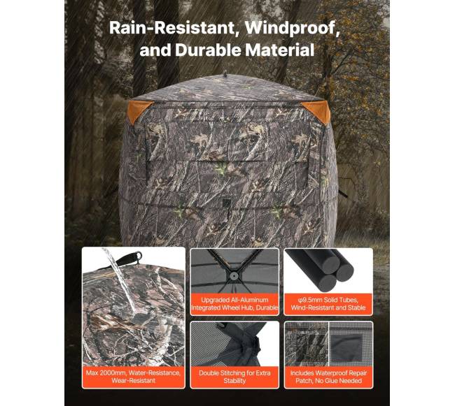 nešiojama medžioklės slėptuvė 2-3 žmonėms3