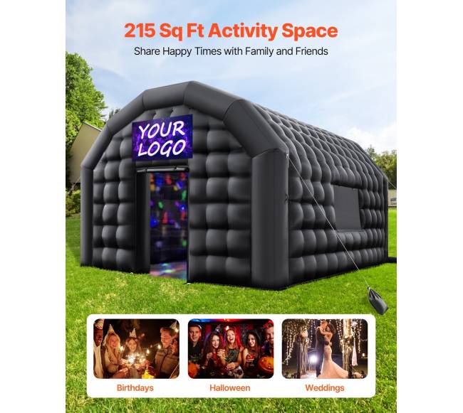 Nešiojama pripučiama palapinė renginiams 5x4 m1