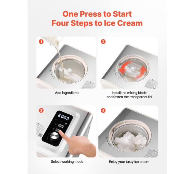 2 litrų automatinis ledų gamintojas su kompresoriumi4