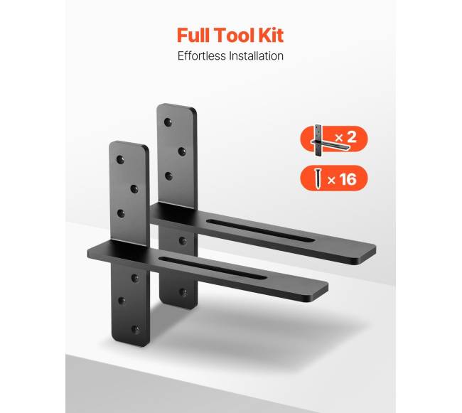 2 vnt lentynos laikikliai 355.6 mm5