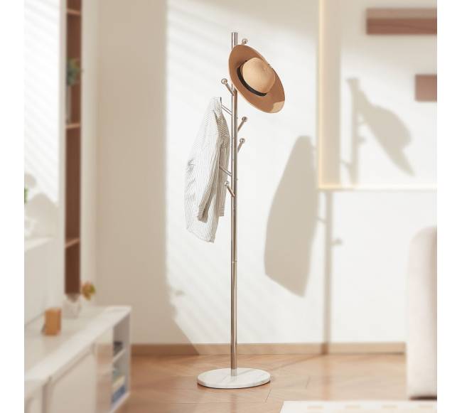 Pastatoma drabužių kabykla su marmuro pagrindu7