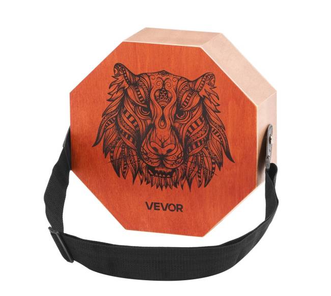 unikali cajon dėžė iš buko medienos su gitaros stygomis8