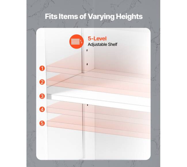 Medinė vonios grindų spintelė su reguliuojama lentyna3