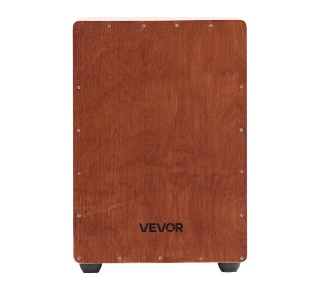 Cajon būgnelis su užtemtukais ir dėklu9