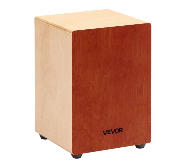 Medinė dėžė būgnui su gitaros stygomis8