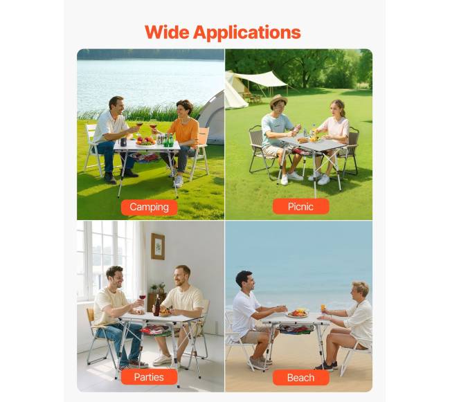 Sulankstomas aliuminio stalas stovyklavimui6