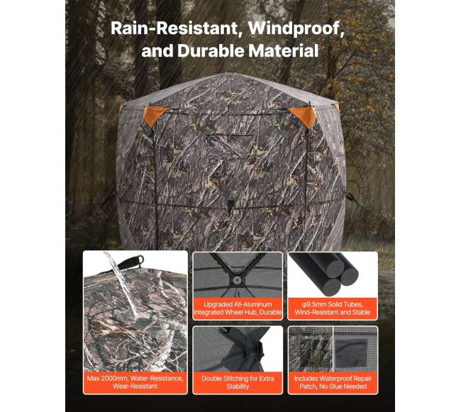 Nešiojama medžioklės slėptuvė 6-7 asmenims3