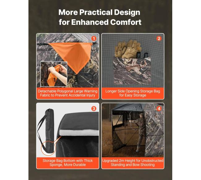 Nešiojama medžioklės slėptuvė 6-7 asmenims4