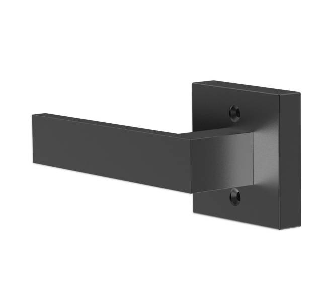 Juodas vienpusis durų rankenos svirtys9