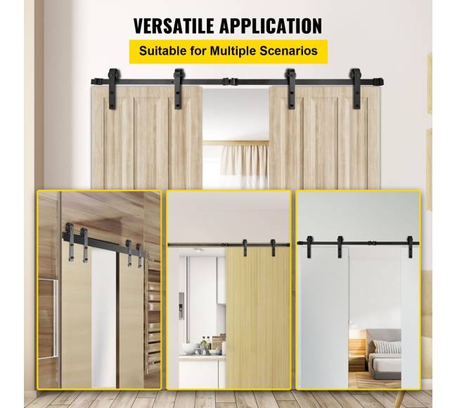 Stumdomų durų furnitūros komplektas1