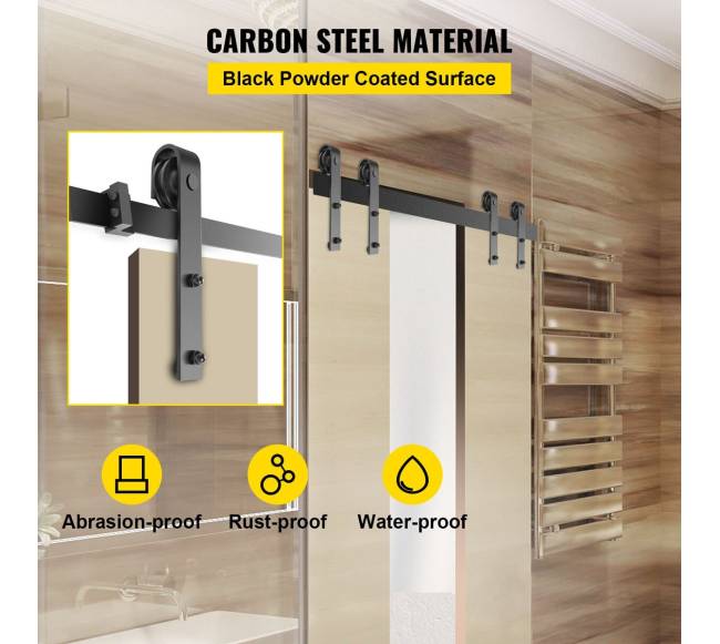 Stumdomų durų furnitūros komplektas2