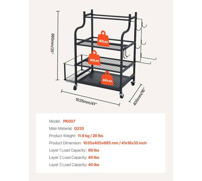 Namų sporto įrangos organizatorius6