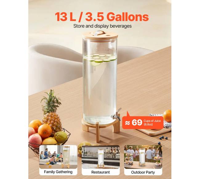 Gėrimų dozatorius su stovu, 13 L1