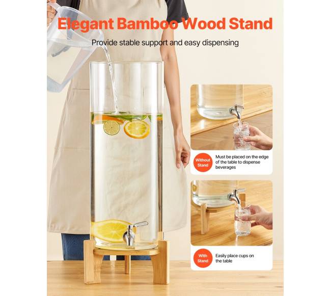 Gėrimų dozatorius su stovu, 13 L4