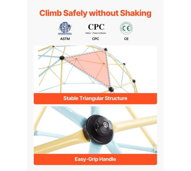 Vaikų laipiojimo kupolas 10 FT 453 kg3