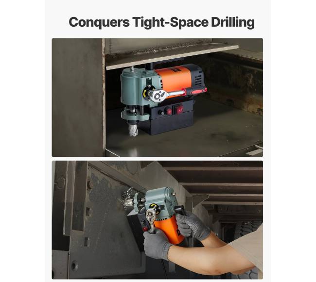 Žemo profilio magnetinė gręžimo mašina, 1300 W, 35 mm2