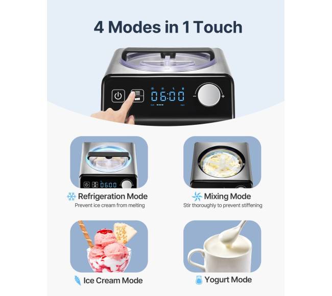 1,9 L automatinė ledų gaminimo mašina3