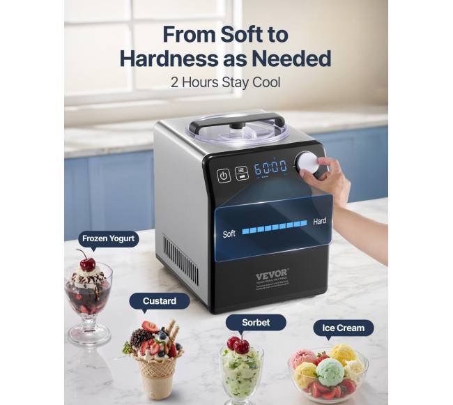 1,9 L automatinė ledų gaminimo mašina4