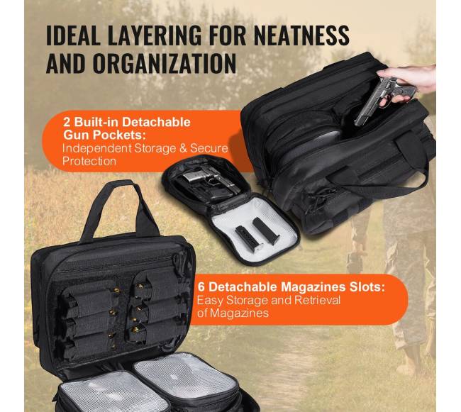 Taktinė dviejų pistoletų dėklas2