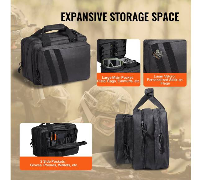 Taktinė dviejų pistoletų dėklas3