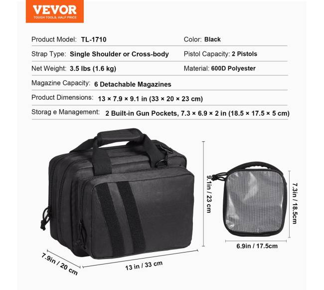 Taktinė dviejų pistoletų dėklas6